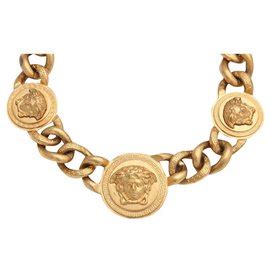 versace kette damen echt gold|versace halskette.